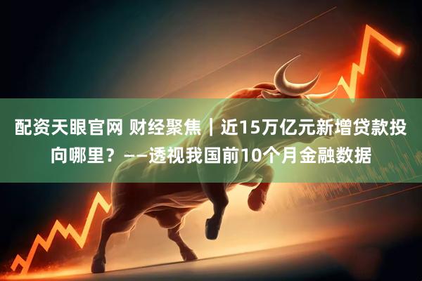 配资天眼官网 财经聚焦｜近15万亿元新增贷款投向哪里？——透视我国前10个月金融数据